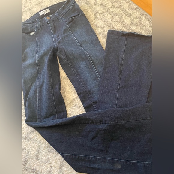 Anthropologie O2 Denim Rumor Has It Front Seam Flared Denim Pants - Picture 6 of 8